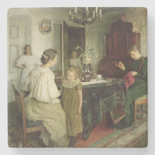 Familjen av konstnären, 1895 stenunderlägg
