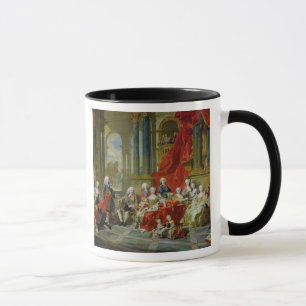 Familjen av Philip V, 1743 (olja på kanfas) Mugg
