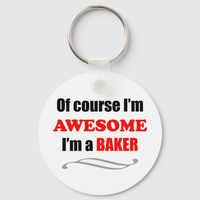 Familjen Baker Fantastisk Nyckelring (Framsida)