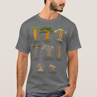 Familjen Baobab Baob Adansonia Träd T Shirt