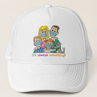 Familjen Baseball Cap Safety Masks Keps