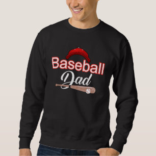 Familjen Baseball pappa idrottar modern svartvit t Lång Ärmad Tröja