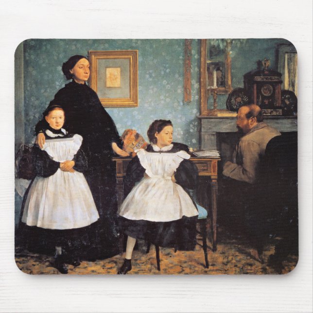 Familjen Bellelli av Edgar Degas Musmatta (Framsidan)