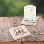Familjen Cabin Rustic Träd Namn Stenunderlägg<br><div class="desc">Personlig underlägg för NAMN FAMILY CABIN med år fastställd (eller annan text) med ett scenlandskap av träd i skogen. ASSISTANS: Om du vill ha hjälp med designändringar eller anpassning, ändra storlek på färg, flytta designen till en annan produkt eller om du vill samordna produkter kontaktar du designern INNAN ORDERING via...</div>