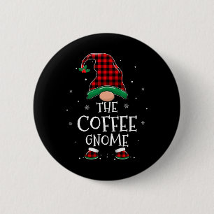Familjen Coffee Gnome Julafton som matchar Play Kr Knapp