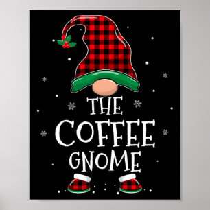 Familjen Coffee Gnome Julafton som matchar Play Kr Poster
