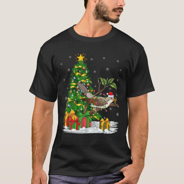 Familjen Cuckoos Bird Älskare Matching Santa Cucko T Shirt (Framsida)