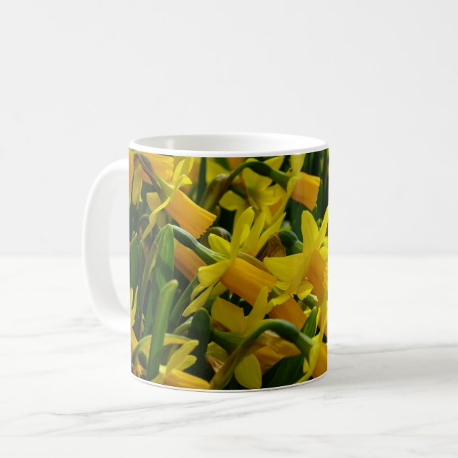 Familjen Daffodils Coffee Mugg (Framsida vänster)