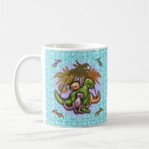 Familjen Dinosaurs mugg