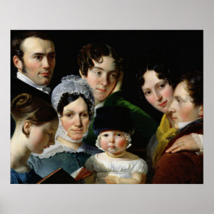 Familjen Dubufe 1820 Poster