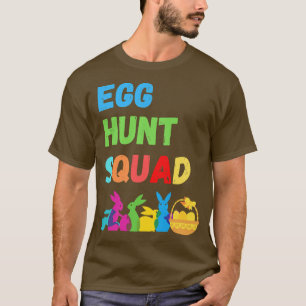 Familjen Egg Hunting Squad Bunny  T Shirt