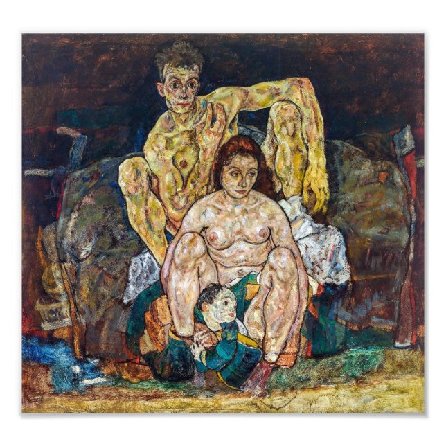 Familjen | Egon Schiele | Fototryck (Framsidan)
