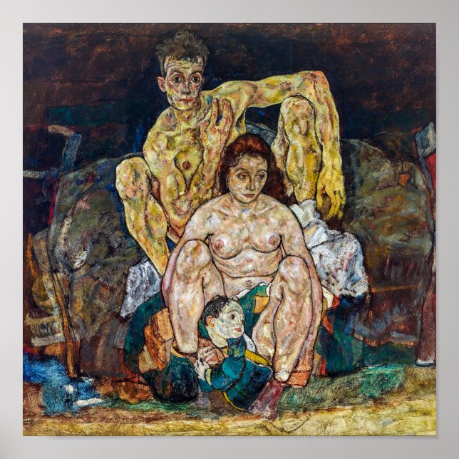 Familjen | Egon Schiele | Poster (Framsidan)