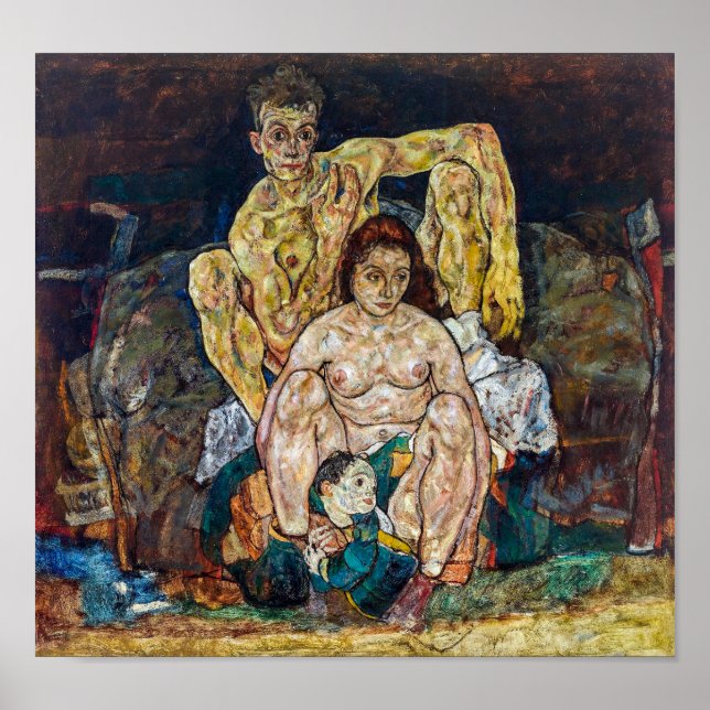 Familjen | Egon Schiele | Poster (Framsidan)