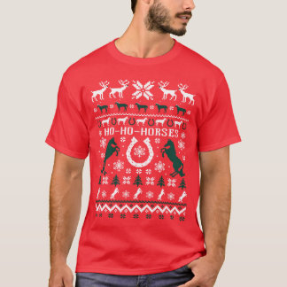 Familjen Equestrians Horses Uglyacky T Shirt