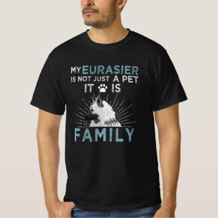 Familjen Eurasier Hund Gift Idea Hundägare T Shirt