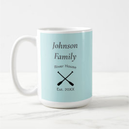 Familjen Floden House anpassningsbar namn har inrä Kaffemugg