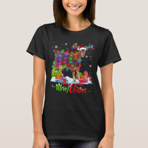 Familjen för Funny Goat Animal God jul Party T Shirt