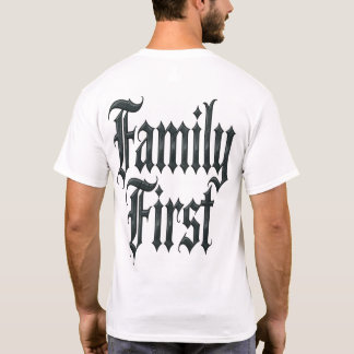 Familjen först t shirt