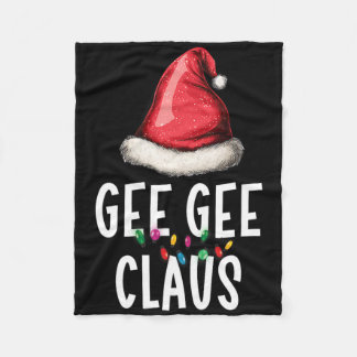 Familjen Gee-gee Claus jul Tomtar Pyjamas Match Fleecefilt