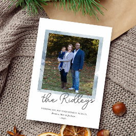 Familjen Glad Jul Semester Julkort