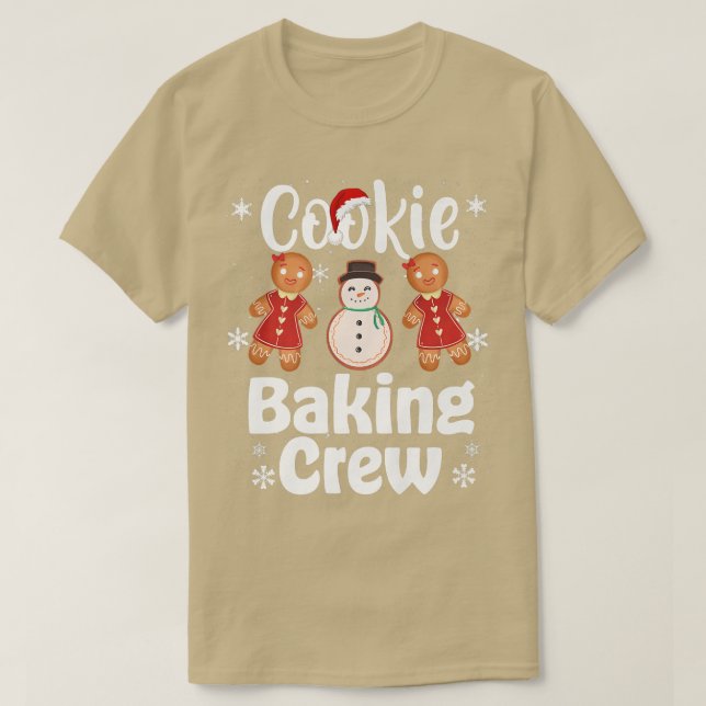 Familjen "God jul", Baking Crew Funny Pajamas T Shirt (Design framsida)