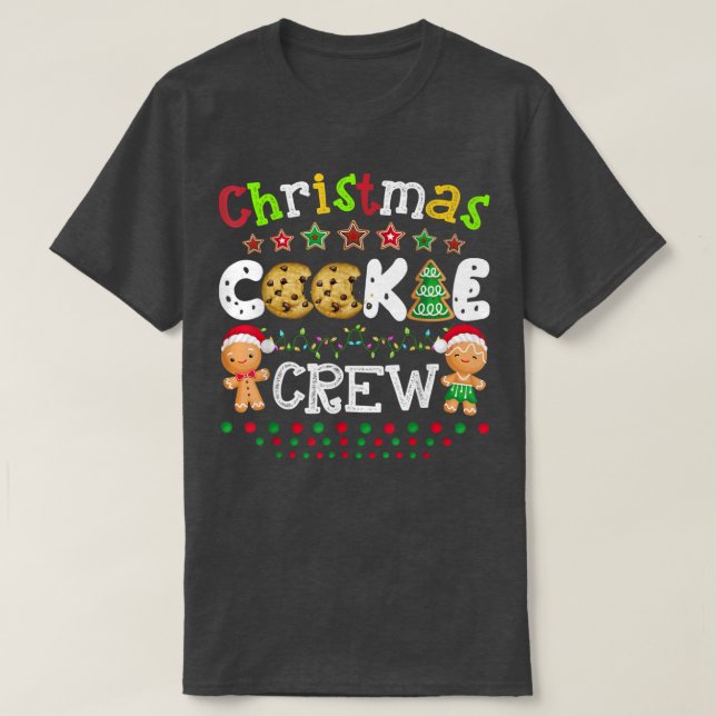 Familjen "God jul", Baking Crew Funny Pajamas T Shirt (Design framsida)