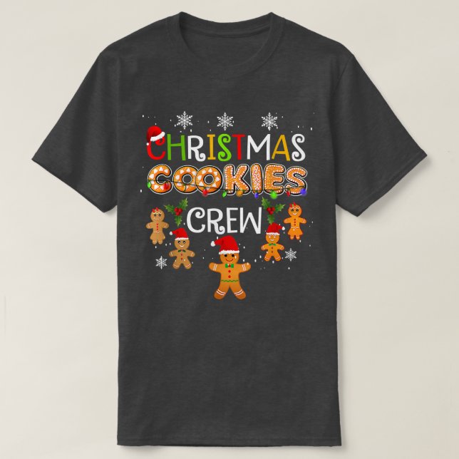 Familjen "God jul", Baking Crew Funny Pajamas T Shirt (Design framsida)