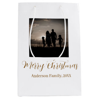 familjen god jul guld 20xx foto enkel mo