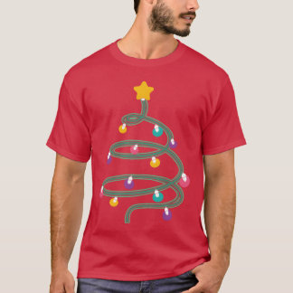 Familjen God Jul Light Christmasree T Shirt