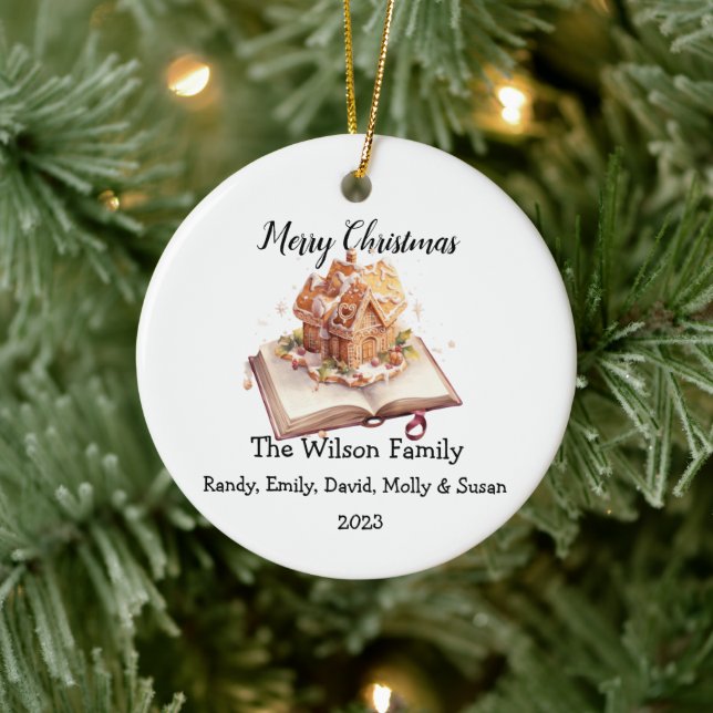 Familjen "God jul" Ornament (Träd)