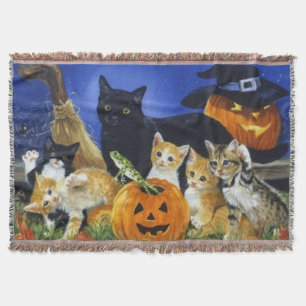 Familjen Halloween Kattunge Mysfilt