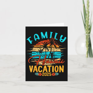 Familjen Hawaii Semester 2025 Skapar Minnen Familj Kort