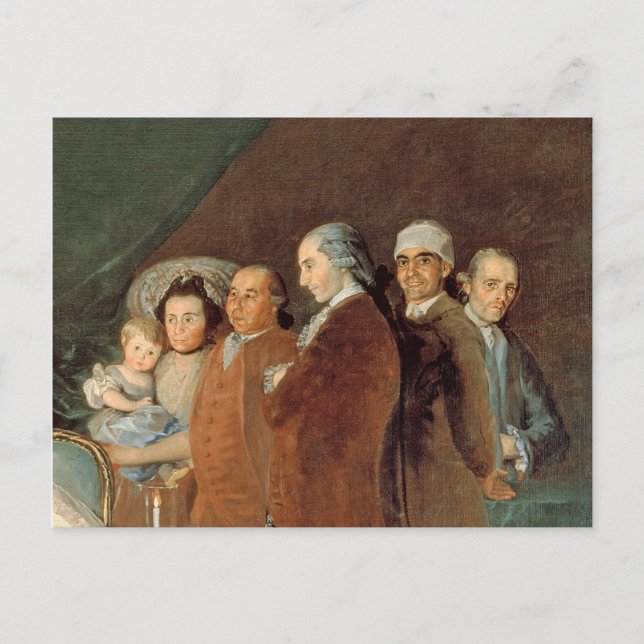 Familjen Infante Don Luis de Borbon Vykort (Framsida)