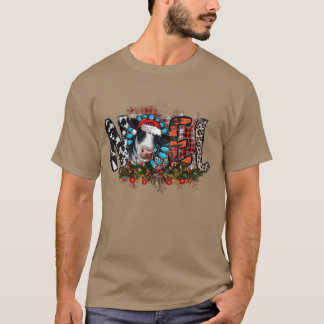 Familjen Jul Cow T Shirt