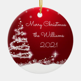 Familjen Julgran Ornament