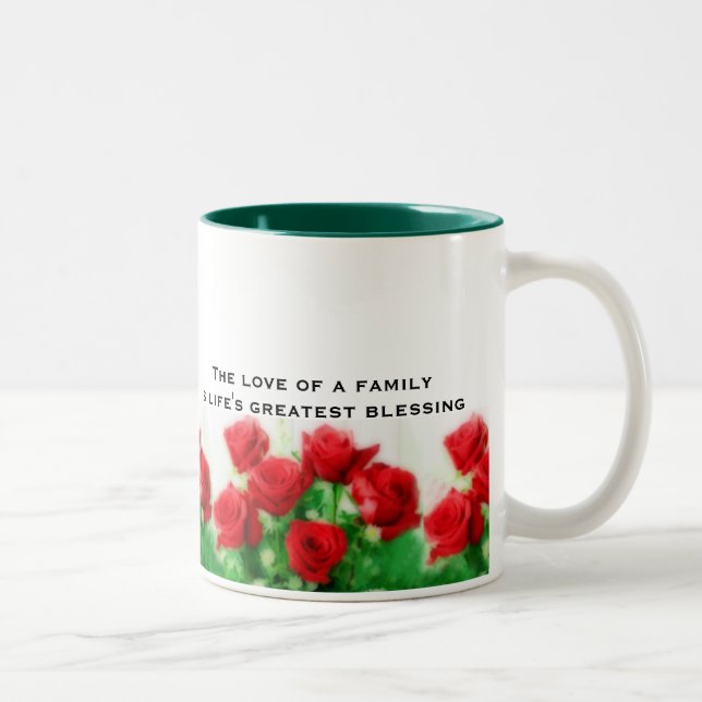 Familjen Kärlek Coffee Mugg (Höger)