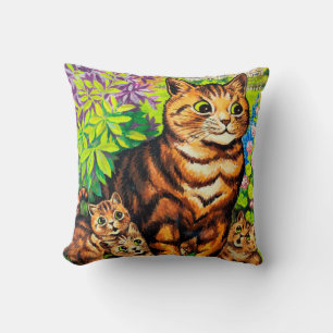 Familjen Katt i en Garden, Louis Wain Kudde