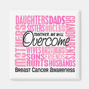 Familjen kvadrerar bröstcancer magnet