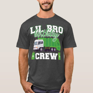 Familjen Little Brother Birthday Crew Sopor Lastbi T Shirt