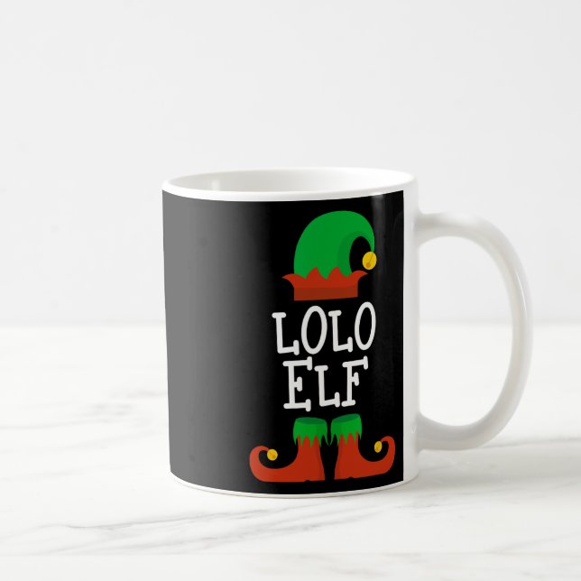 Familjen Lolo Elf-julmatchningen Pj Pajama X Kaffemugg (Höger)