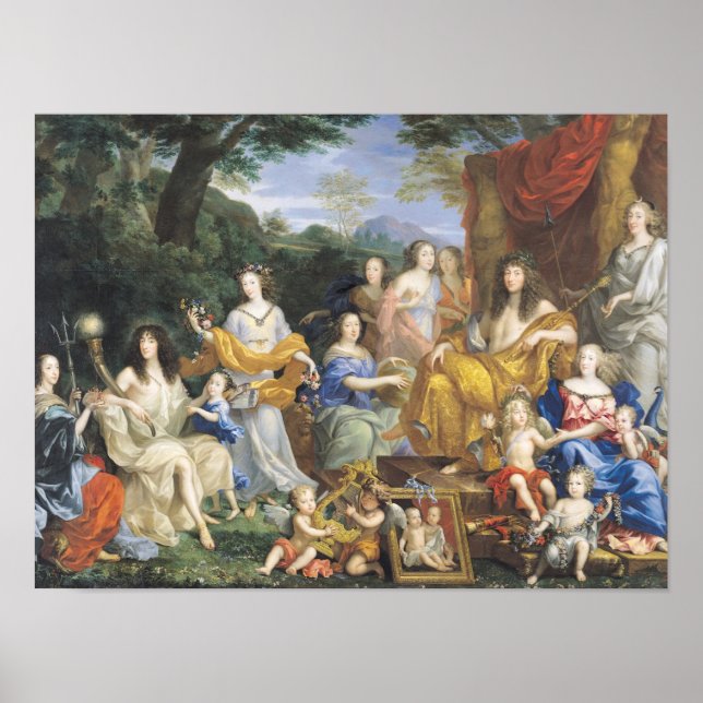 Familjen Louis XIV 1670 2 Poster (Framsidan)