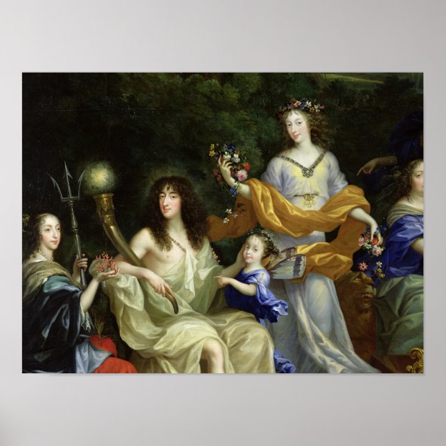 Familjen Louis XIV 1670 Poster (Framsidan)