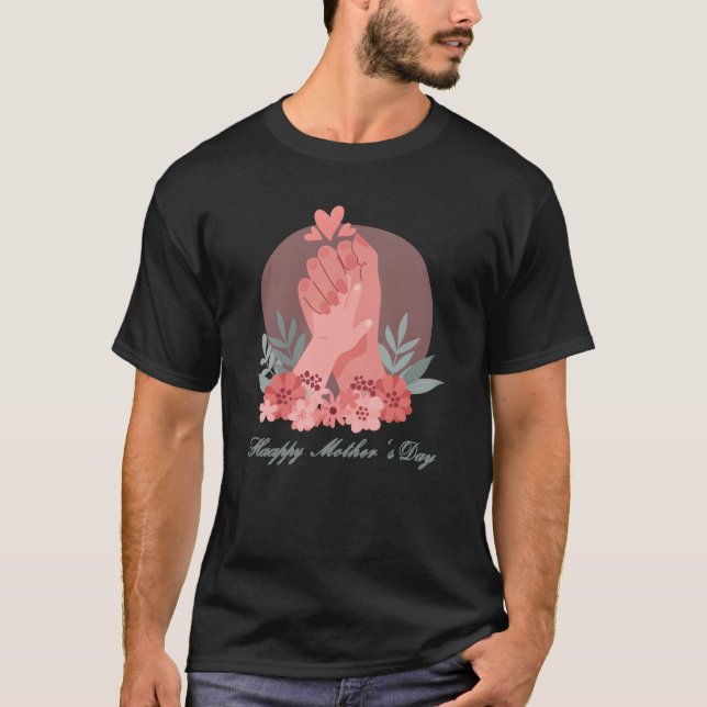 Familjen lycklig Mor T Shirt (Framsida)