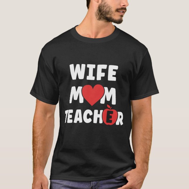 Familjen Makfe Momeacher Funny Mors dag T Shirt (Framsida)