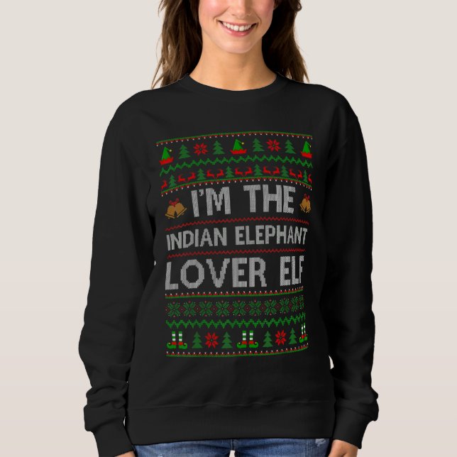 Familjen Matching Ugly The Indian Elephant Elf Chr T Shirt (Framsida)