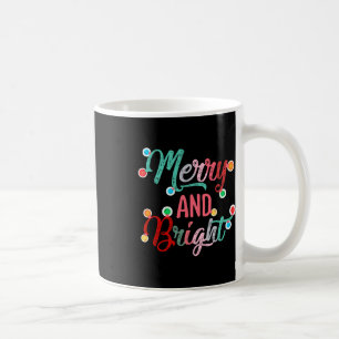 Familjen Merry och Bright jul Ljus Julafton Kaffemugg