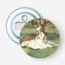 Familjen Monet i trädgården Edouard Manet Flasköppnare