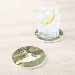 Familjen Monet i trädgården Edouard Manet Underlägg