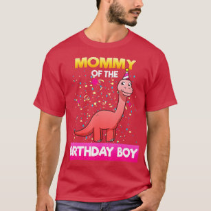 Familjen Mor Birthday Boy Dinosaur Brontosaurus M T Shirt